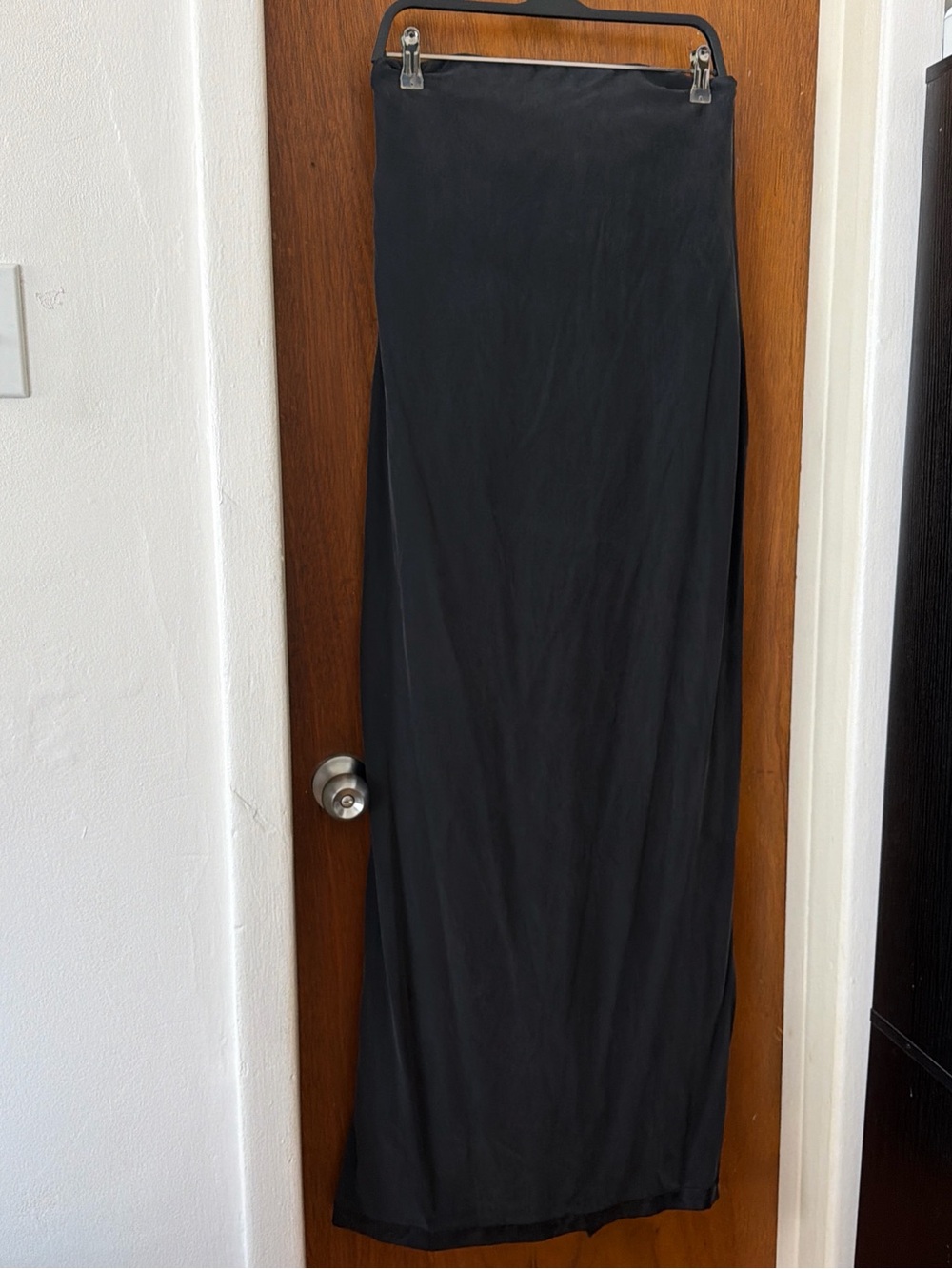 Haute Hippie black Silk bustier dress with back details size 4